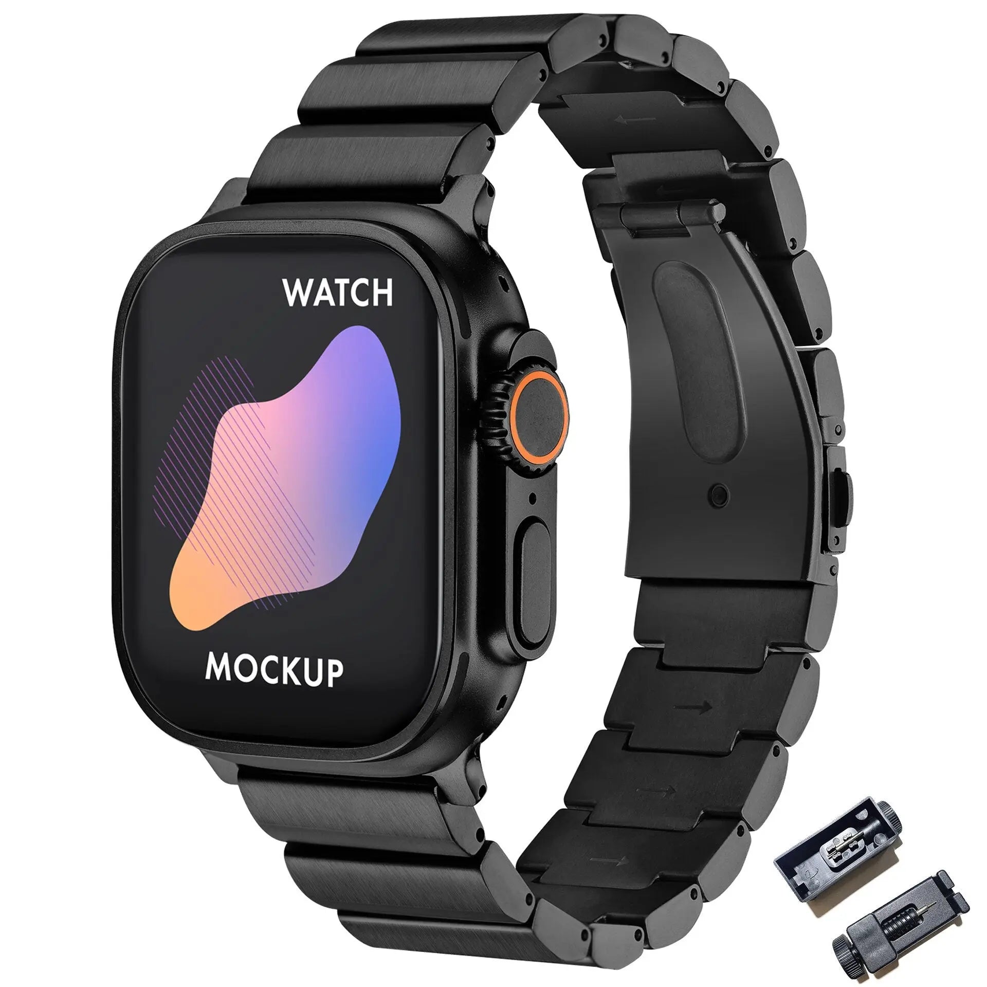 Luxury Titanium Strap for Apple Watch Band Ultra 49mm 45mm 44mm 41mm 38mm Men's Style Bracelet Correa for IWatch SE 8 7 6 5 4 3 Pinnacle Luxuries