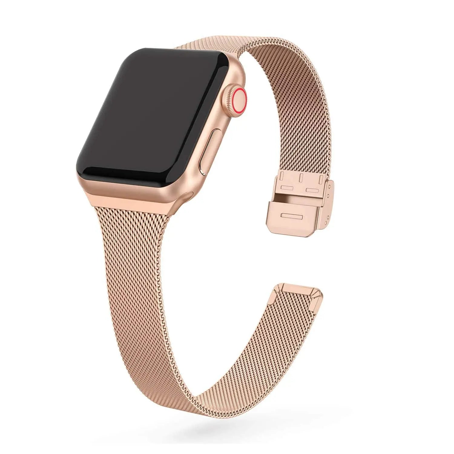 Premium Thin Stainless Steel Mesh Band For Apple Watch Series 5 - Pinnacle Luxuries