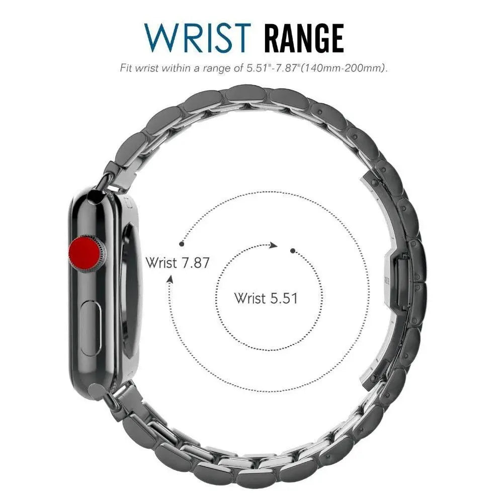 Pinnacle Stainless Steel Bandit Apple Watch Band - Pinnacle Luxuries