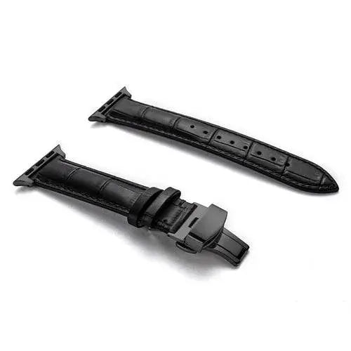 Genuine Cowhide Leather Apple Watch Band - Pinnacle Luxuries