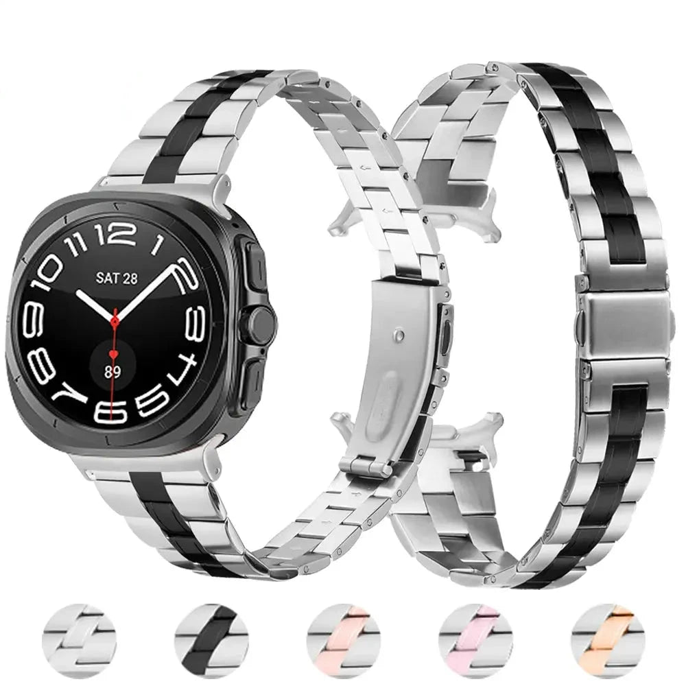 Business  Metal Bracelet  for Samsung Galaxy Watch 7Ultra 47mm No Gaps Luxury Band For GALAXY Watch7 ULTRA 47MM Watchband Pinnacle Luxuries