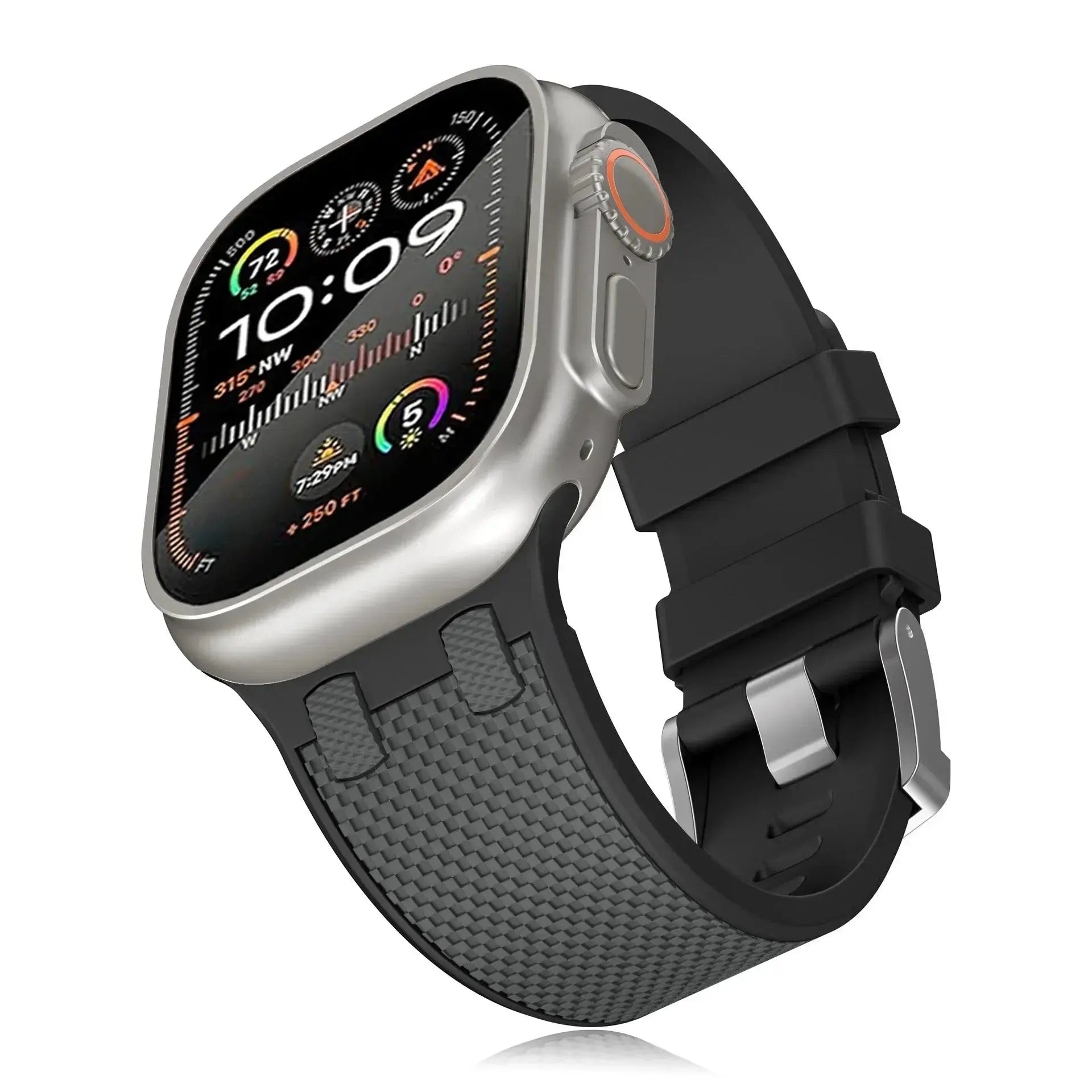 CarbFlex LuxeStrap Carbon Fiber Band for Apple Watch