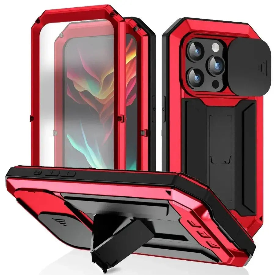 ArmorX ProGuard Max: Premium Military-Grade Rugged Case with 360° Tempered Glass Protection for iPhone 16 & Earlier Models