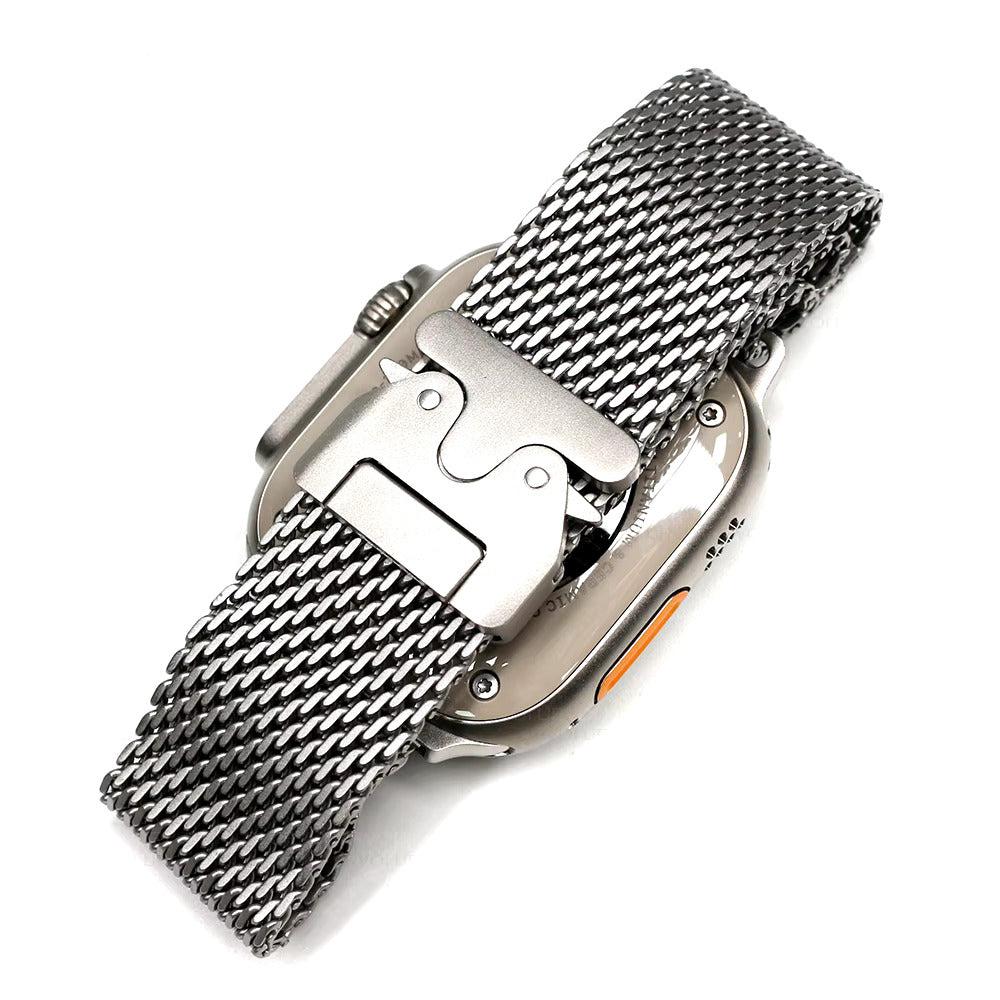 TitanMesh Pro - Exclusive Titanium Milanese Loop Band for Apple Watch Series 10