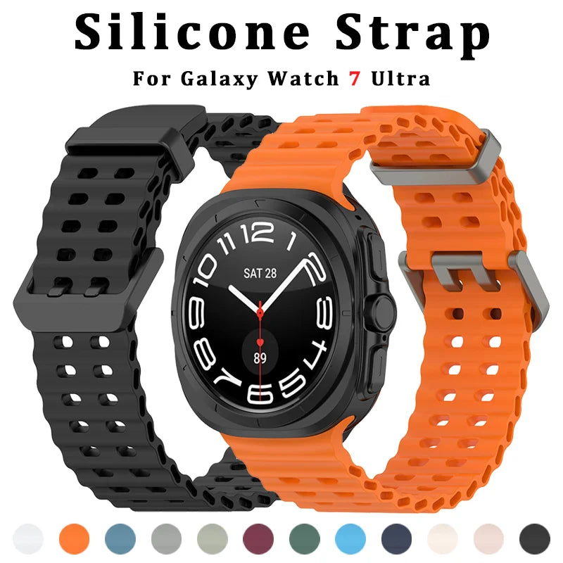 AeroFit Ventilated Silicone Band for Galaxy Watch 7 Ultra