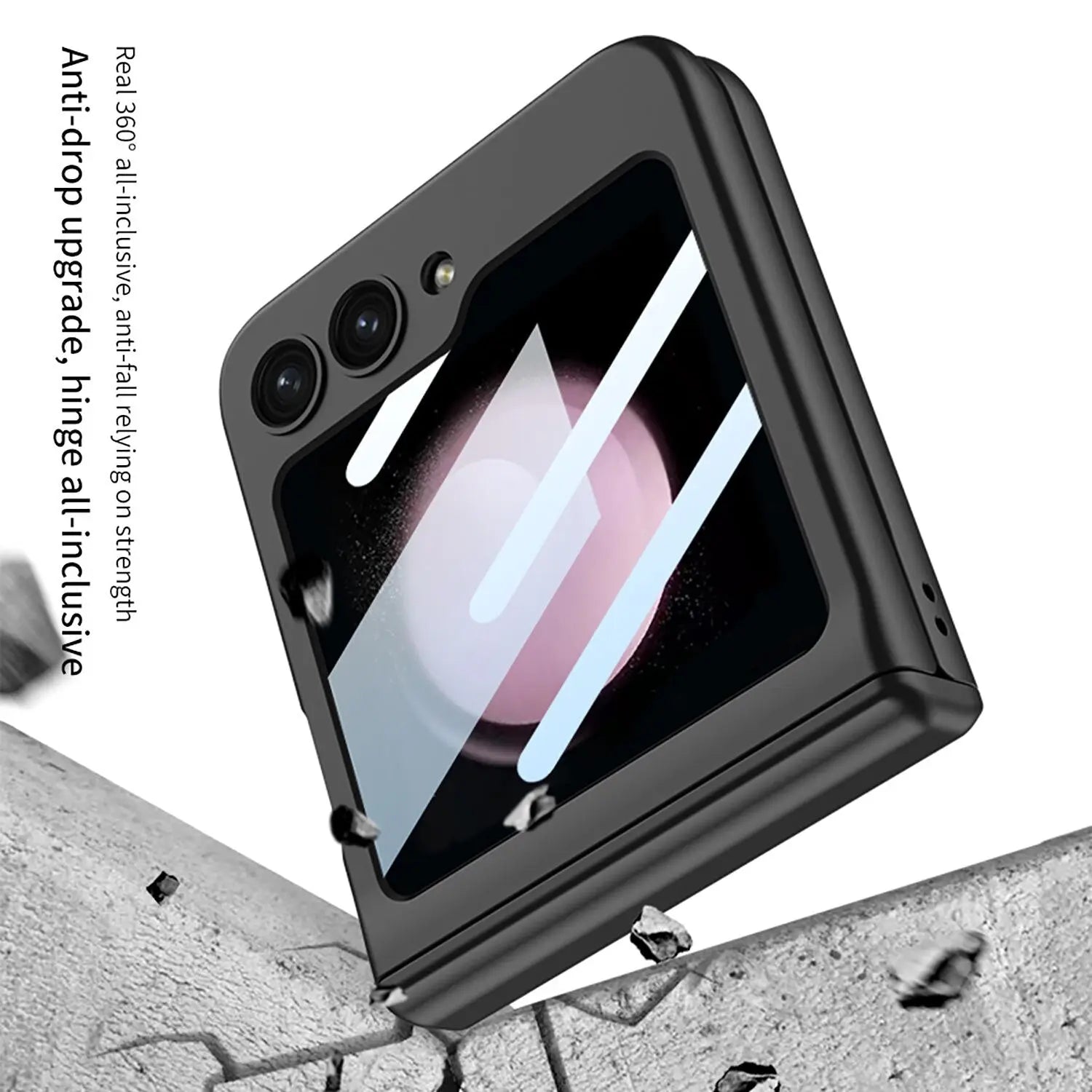 Pinnacle Luxuries Magnetic Hinge 360 Degree Protective Case for Samsung Galaxy Z Flip 5 Pinnacle Luxuries
