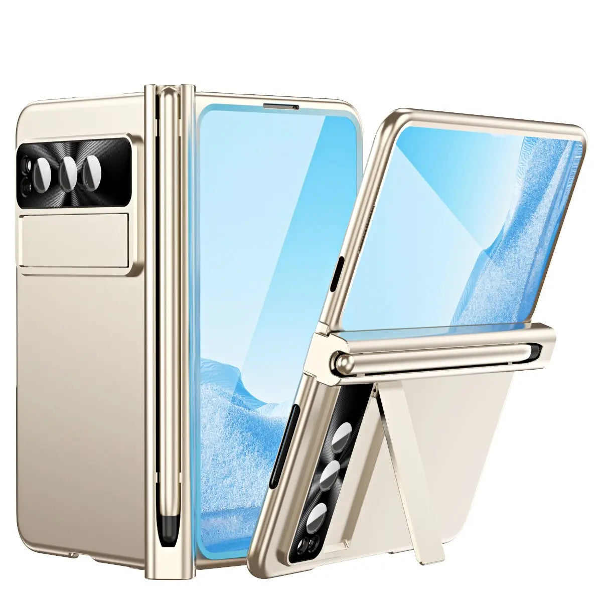 EliteFold ShieldStand Case For Pixel Fold Phone Pinnacle Luxuries