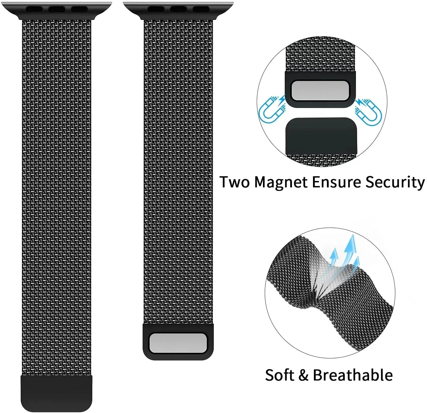 Strap For Apple watch Band 44mm 45mm 41mm 49mm 42mm 40mm 45mm Milanese Loop bracelet correa iwatch series 9 7 8 4 5 6 SE Ultra2 Pinnacle Luxuries