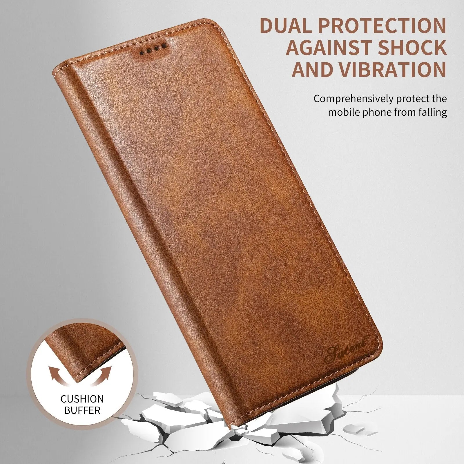 For iPhone 15 Pro Max Wallet Case PU Leather Magnetic Flip Case with Card Holders Stand TPU Inner Shell Cover for iPhone 15 Plus Pinnacle Luxuries