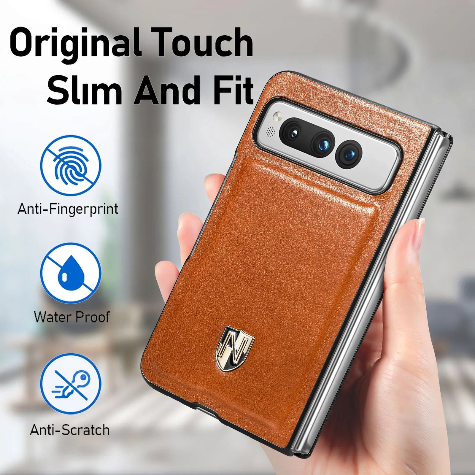 NobleGuard ProCase Gennuine Leather Case For Pixel Fold Phone Pinnacle Luxuries