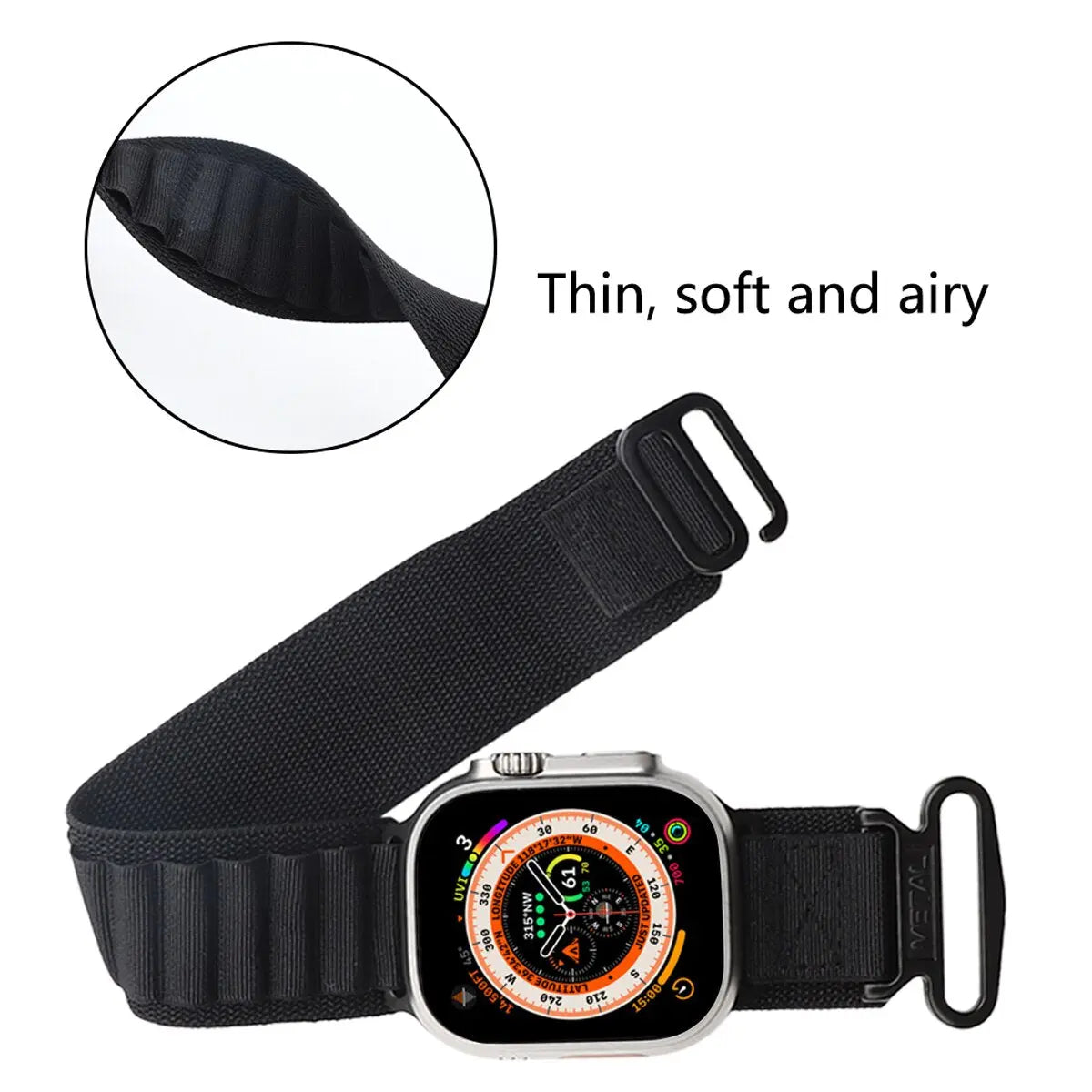 AquaFlex Pro: Custom Edition Premium Waterproof Nylon Band for Apple Watch Pinnacle Luxuries