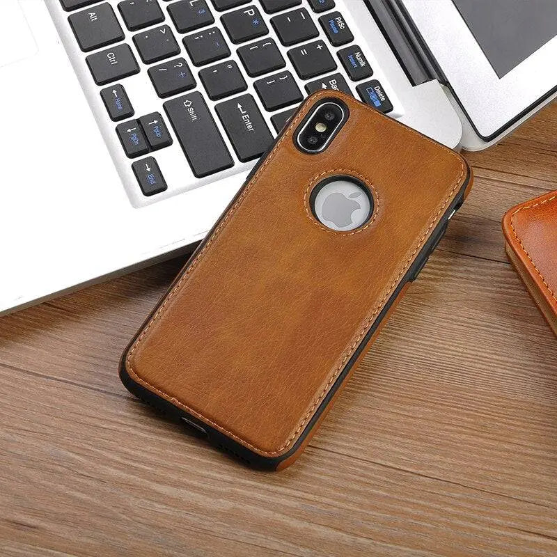 Pinnacle Custom Vintage Leather Apple iPhone Case - Pinnacle Luxuries