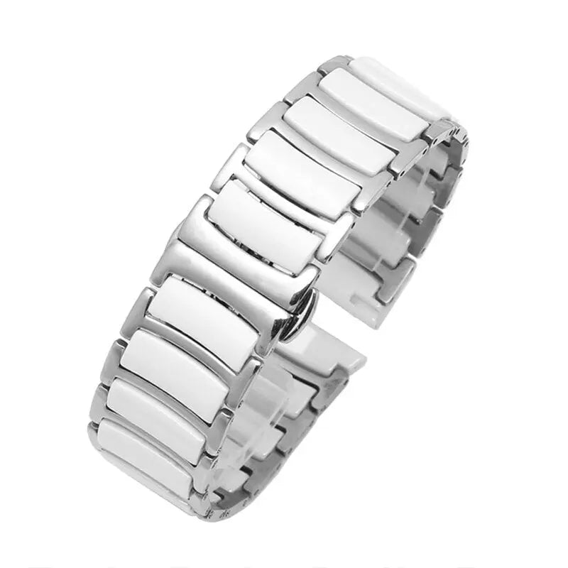 Pinnacle Custom Ceramic Steel Smartwatch Band 22mm 20mm - Pinnacle Luxuries