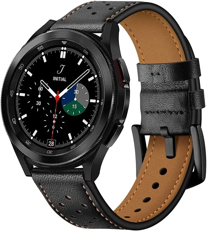 Custom Leather Band For Samsung Galaxy Watch 5 / Watch 4 - Pinnacle Luxuries