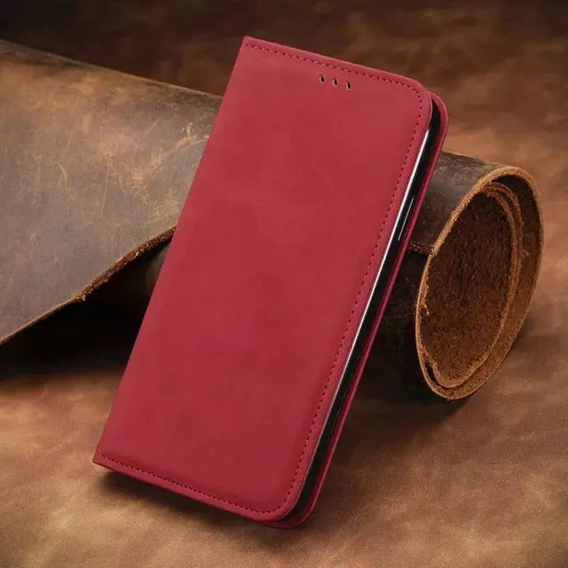 Luxurious Leather Wallet Case For Google Pixel 6 6 Pro 6A - Pinnacle Luxuries