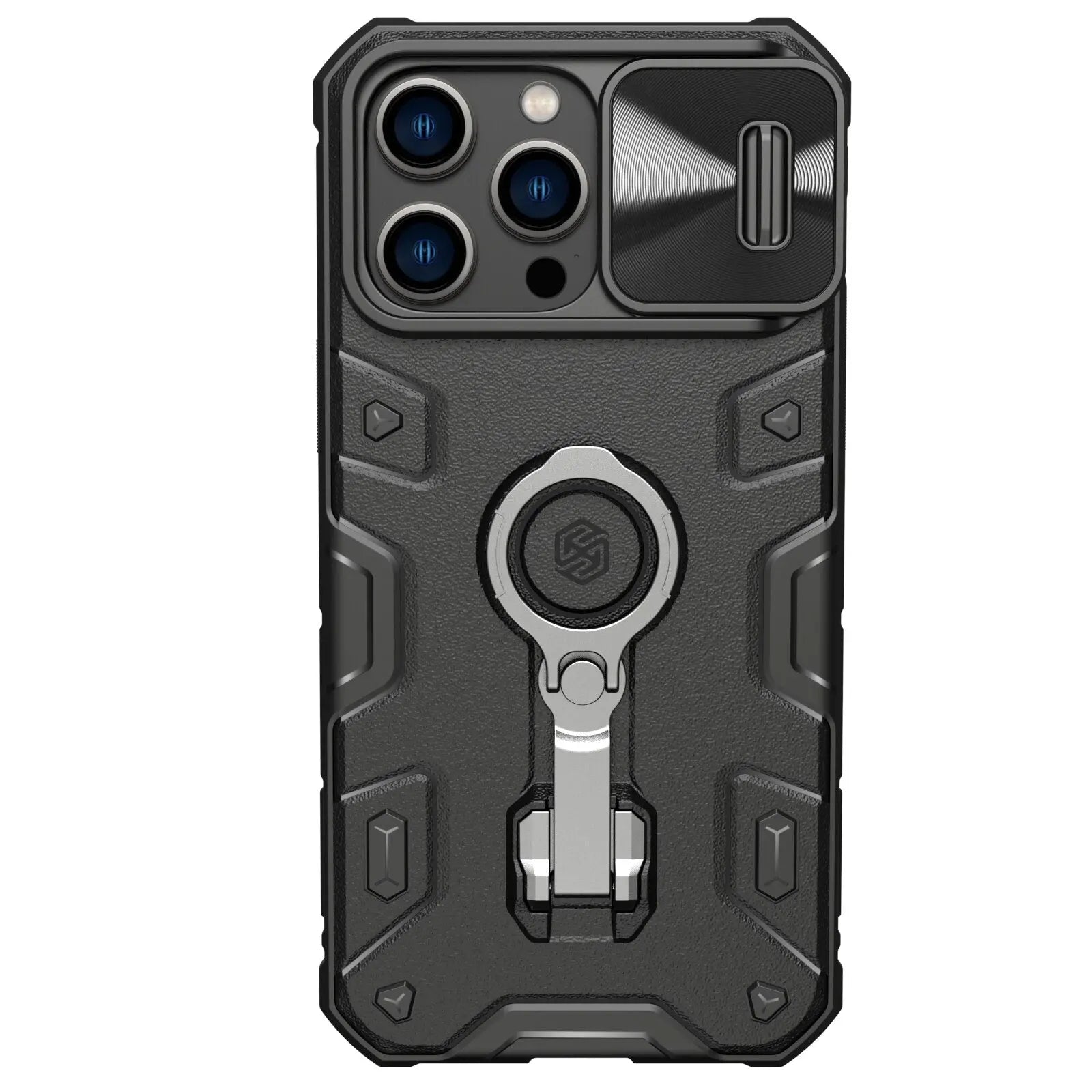 360 Military Grade Ring Kickstand Case For iPhone 14 - Pinnacle Luxuries