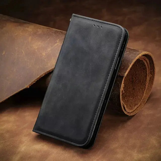 Luxurious Leather Wallet Case For Google Pixel 6 6 Pro 6A - Pinnacle Luxuries