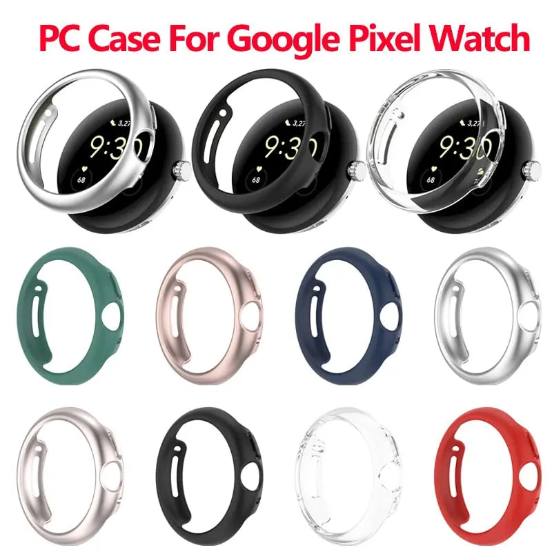 PC Watch Hollow Case Bumper Screen Protector For Google Pixel Watch - Pinnacle Luxuries