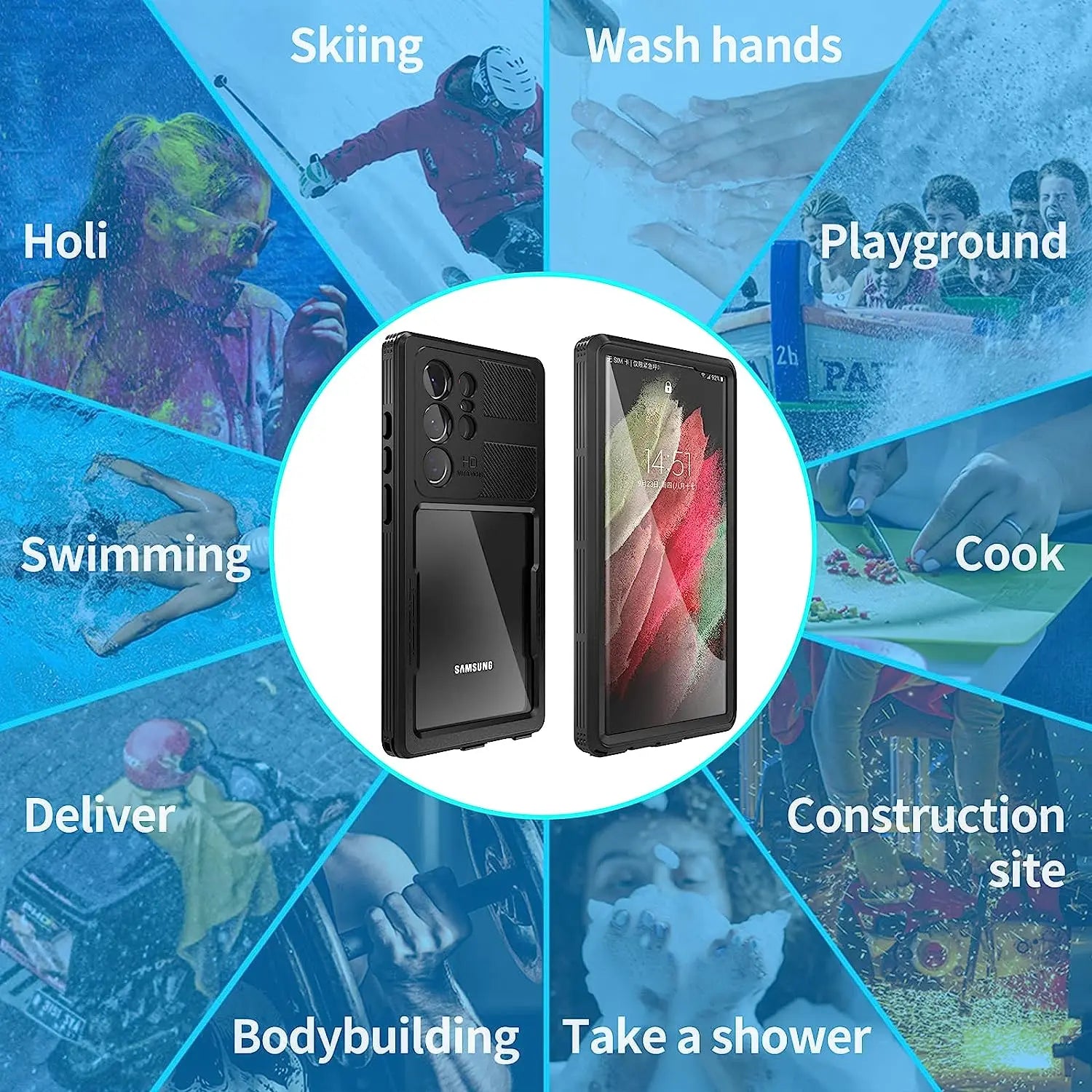 GuardianX: Ultimate Waterproof Lens Protection Phone Case For Samsung Galaxy S23 Ultra - Pinnacle Luxuries