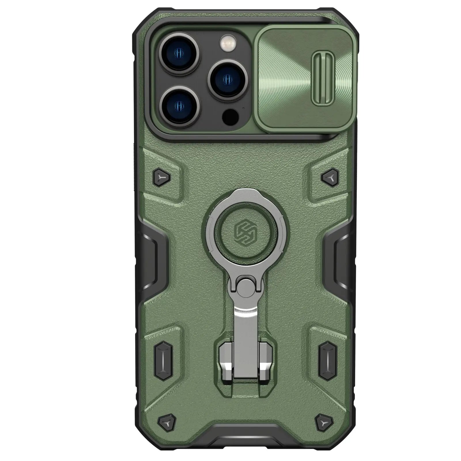 360 Military Grade Ring Kickstand Case For iPhone 14 - Pinnacle Luxuries