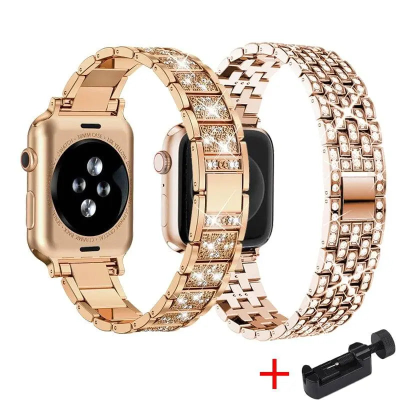Diva Collection Pair Of Bands For Apple Watch - Pinnacle Luxuries