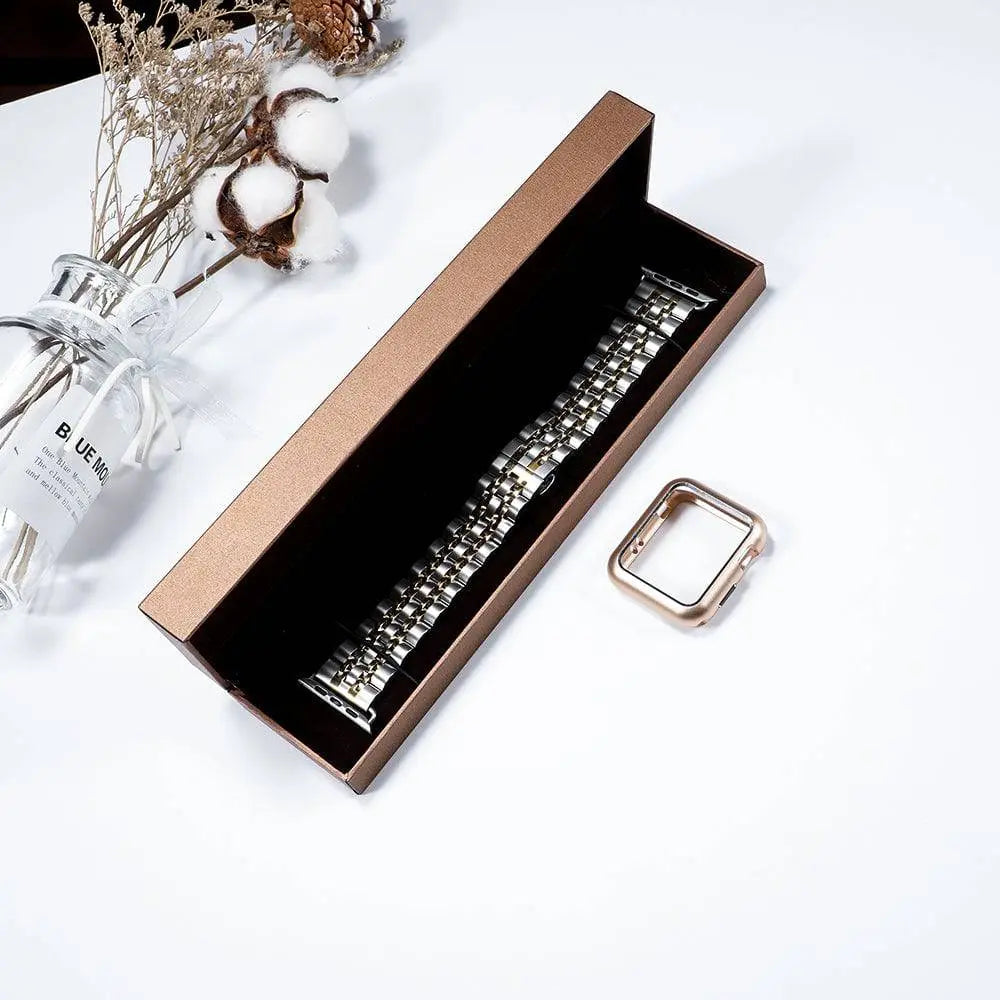 Ultimate Stainless Steel Apple Watch Band Case - Pinnacle Luxuries