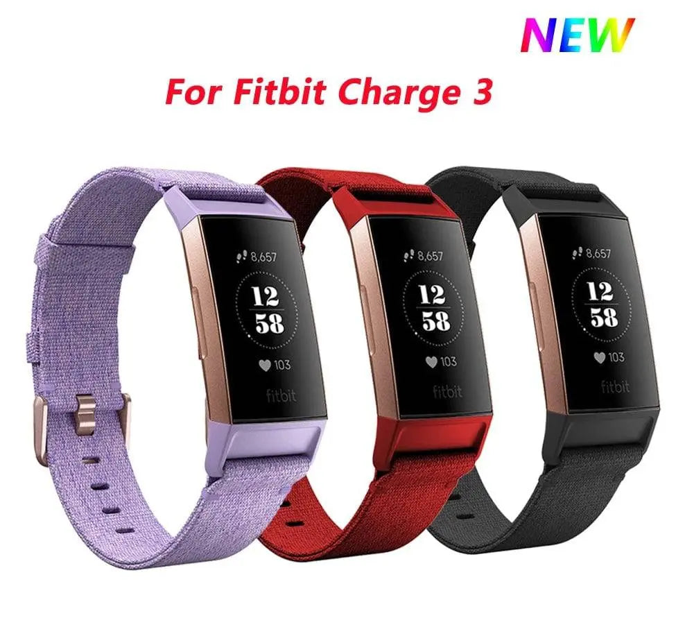 Fitbit Charge 3 & 4 Ultimate Sport Fitness Nylon Band - Pinnacle Luxuries