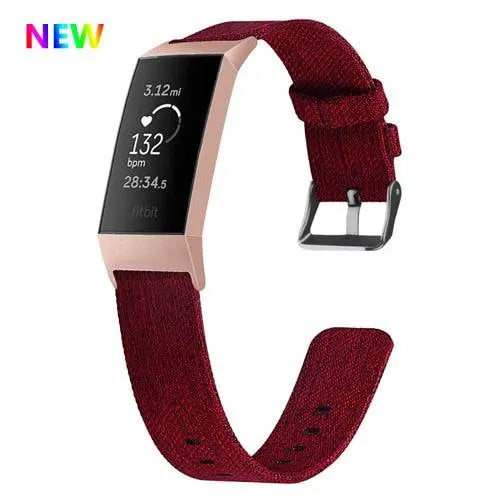 Fitbit Charge 3 & 4 Ultimate Sport Fitness Nylon Band - Pinnacle Luxuries