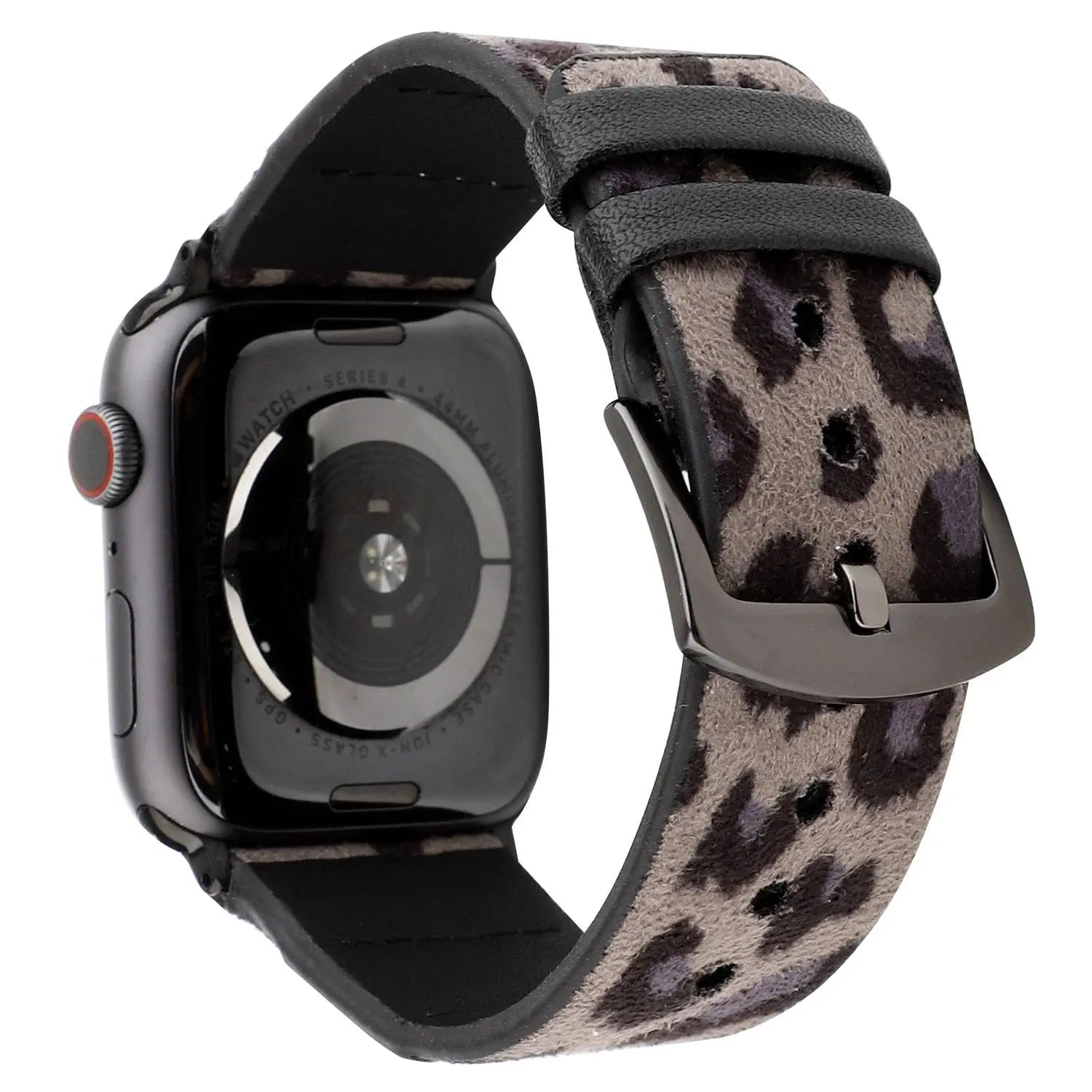 Custom Genuine Leather Leopard Women's Apple Watch Band - Pinnacle Luxuries