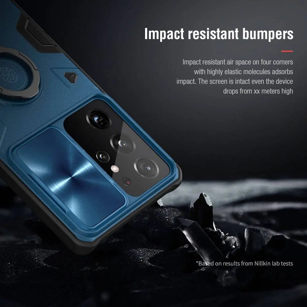 Ultimate Ring Stand Lens Protection Case For Samsung Galaxy S21/S21 Plus/S21 Ultra - Pinnacle Luxuries