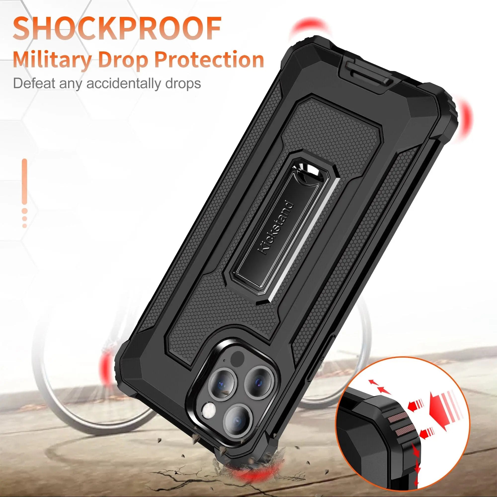 Epic Military Grade Kickstand iPhone Case - Pinnacle Luxuries