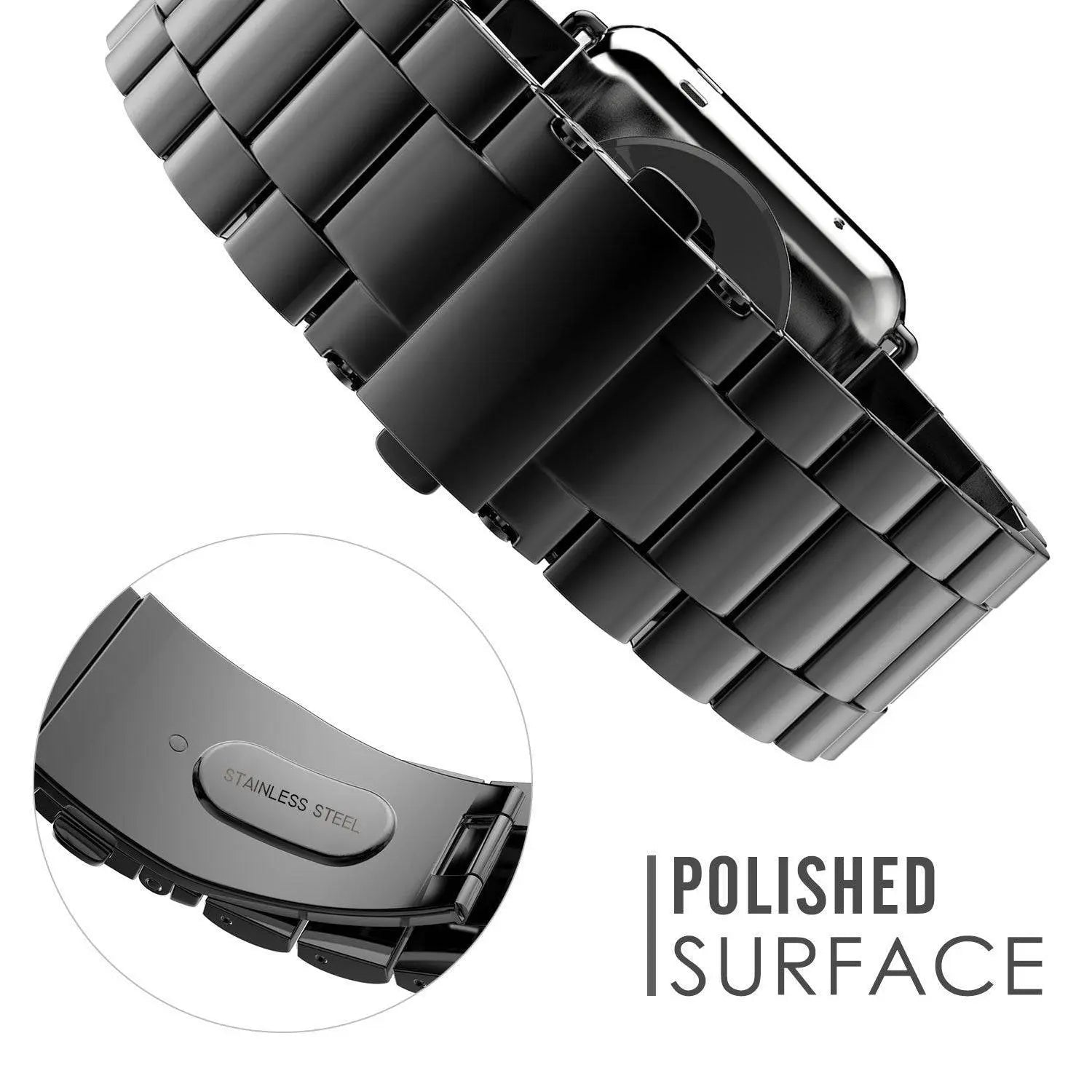 Steel Military Armor Band For Apple Watch Series 7 41mm 45mm - Pinnacle Luxuries