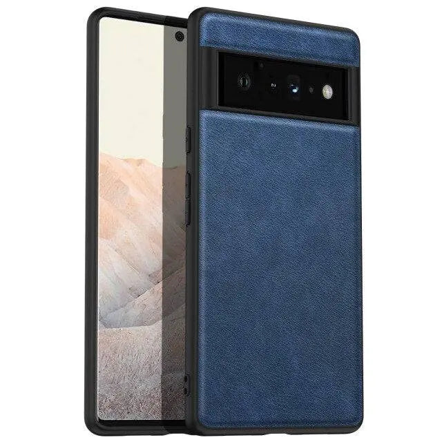 Gentleman Business Leather Case For Google Pixel 6 Pro - Pinnacle Luxuries