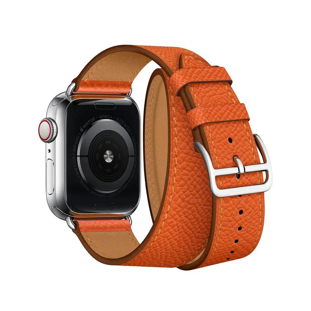 Elegance Leather Apple Watch Band - Pinnacle Luxuries