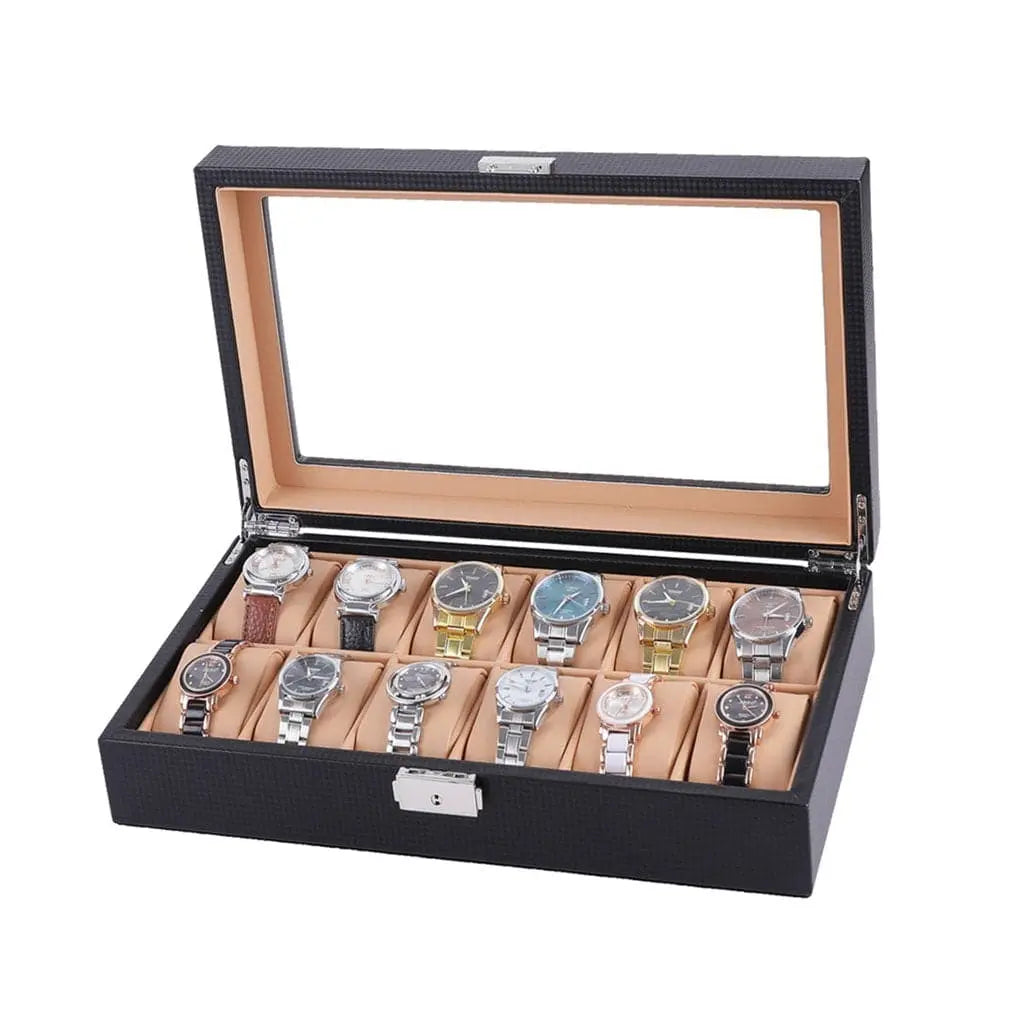 Ultimate Collector II Leather Watch Case - Pinnacle Luxuries