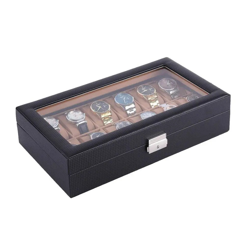Ultimate Collector II Leather Watch Case - Pinnacle Luxuries