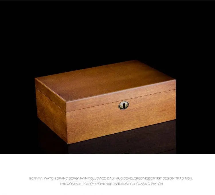 Solid Wood Gentleman's Edition Watch Box - Pinnacle Luxuries