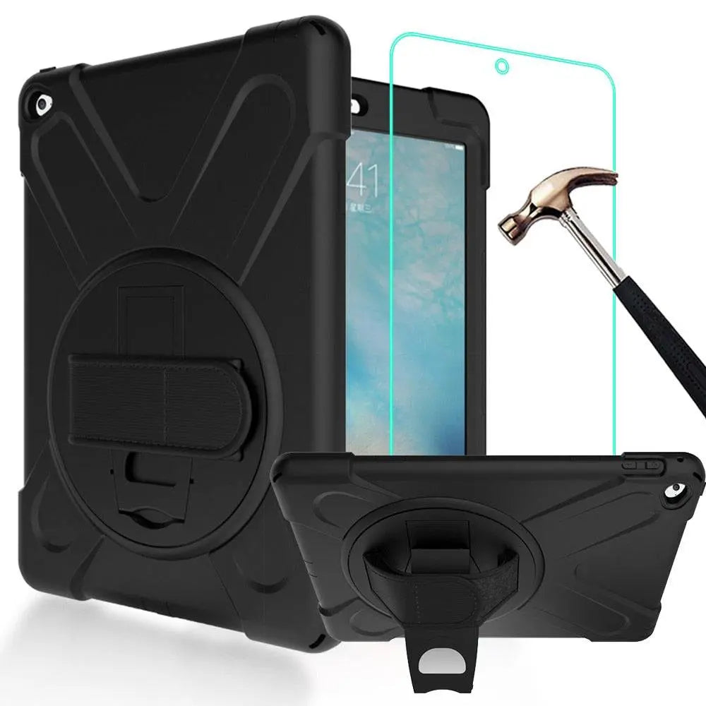 iPad Air 2 9.7 inch Heavy Duty Rugged Case Cover Stand - Pinnacle Luxuries